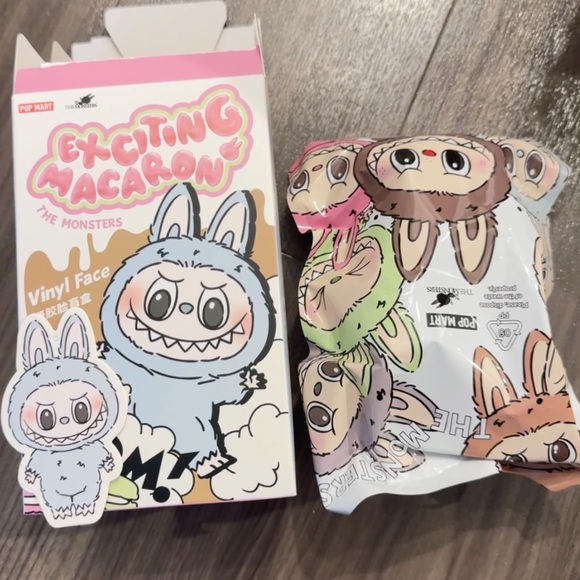 AUTHENTIC POP MART Labubu the Monsters Exciting Macaron LABUBU Sea Salt Coconut - Picture 4 of 11